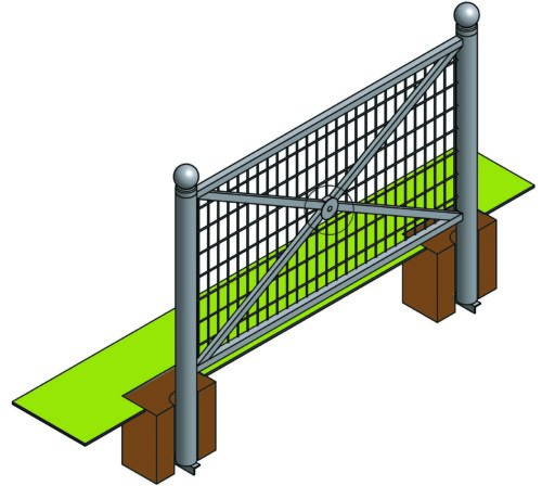 Barrière Crx Ste-Anne d'Auray Grillagée