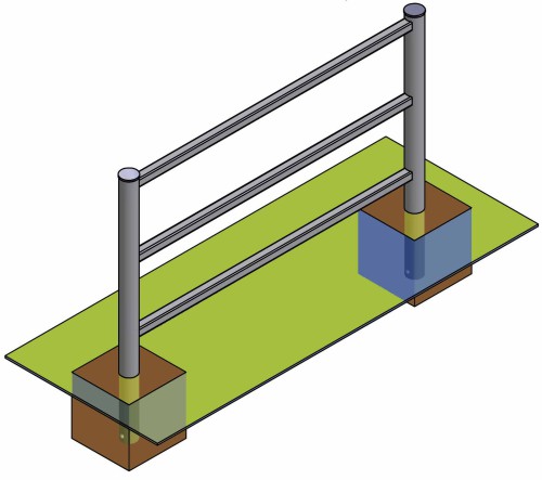 Barrière INTEMPOREL 2 - Lg 1500mm