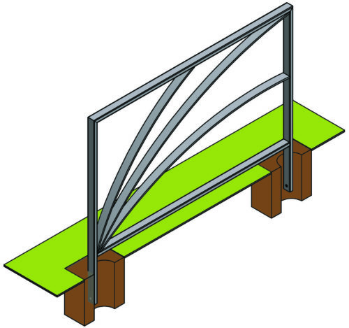 Barrière du levant long : 1.50m