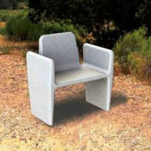 Fauteuil PUBLIC en béton, 760mm