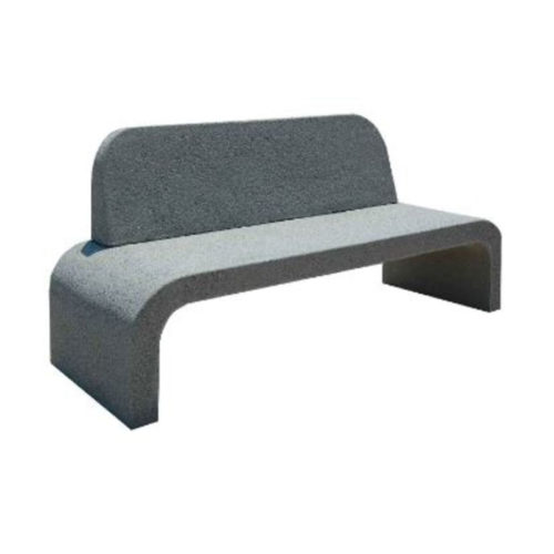 Banc public GRAP R en béton, 1800mm