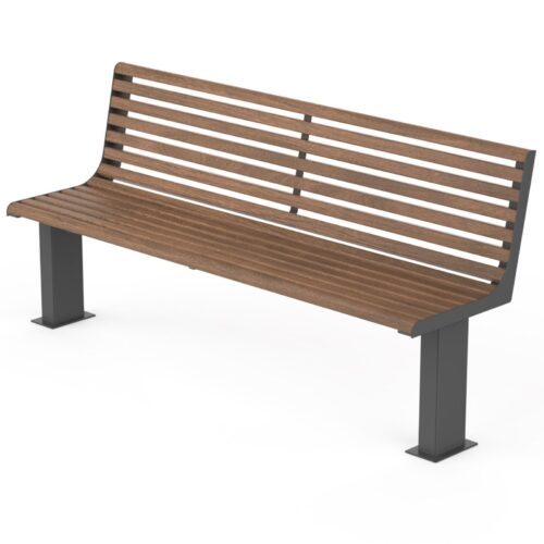 Banc public VITA en bois, 1800mm