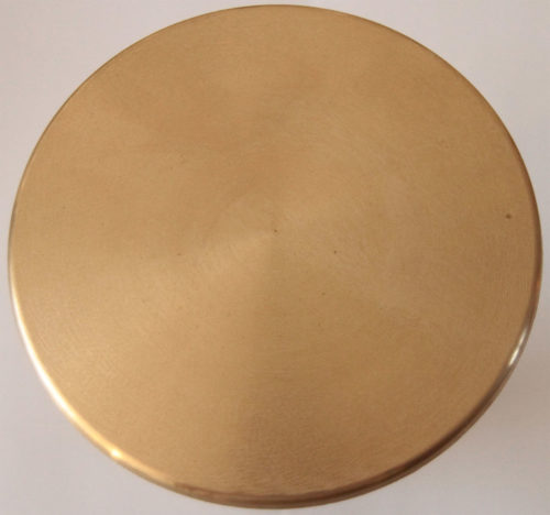 Clou de voirie bronze brossé Ø200mm