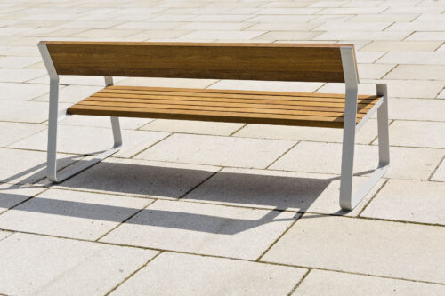 Banc public DINA en bois de pin, 1800mm