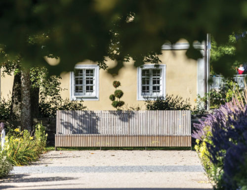 Banquette publique LANDSCAPE Compact LPC150t en bois de Jatoba