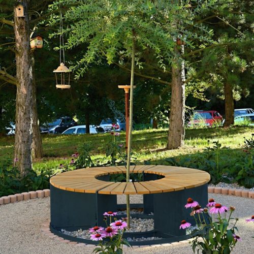 Grille d'arbre SEGMO avec 6 assises pin